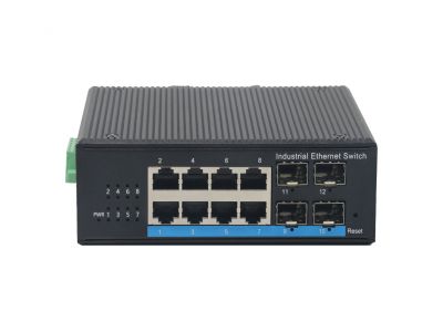 WEB管理型千兆4光8電SFP